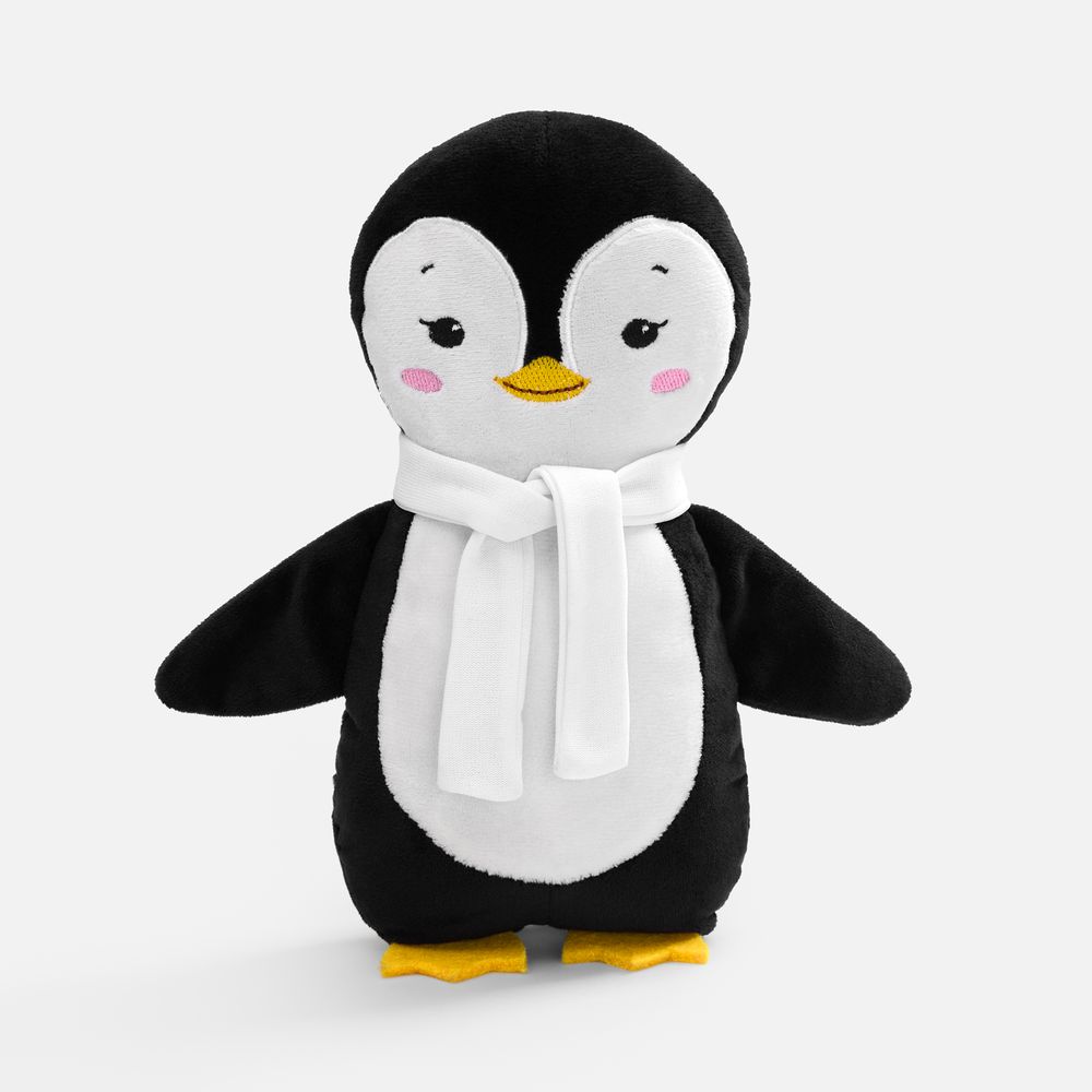 Мягкая игрушка Beastie Toys, пингвиненок с белым шарфом в Пензе